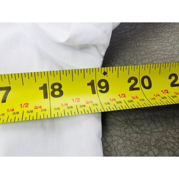 Lucky Brand slim Fit Stretch Size 14-14.5 32/33 Small Mens White L/S Shirt NWT - Picture 2 of 11